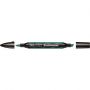 Brushmarker Winsor&Newton pędzelek+pisak, Turkus G956 - 3